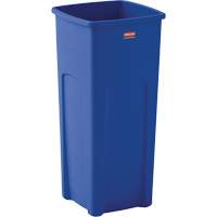 Conteneur de recyclage carr&eacute; Untouchable, Vrac, Plastique, 23 gal. US St. Lawrence Industrial & Safety Supply