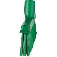 Dustpan Broom with Angled Thread, Medium Bristles, 10", Polyester, Green St. Lawrence Industrial & Safety Supply