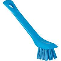 Brosse avec rebord grattoir, Soies Ferme, Longueur de 6", Bleu St. Lawrence Industrial & Safety Supply