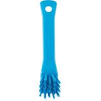 Brosse avec rebord grattoir, Soies Ferme, Longueur de 6", Bleu St. Lawrence Industrial & Safety Supply