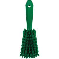 Brosse &agrave; r&eacute;curer avec manche court, Soies Doux, Longueur de 10-1/2", Vert St. Lawrence Industrial & Safety Supply