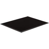 Tapis dentr&eacute;e Gritstop Fingermat, Caoutchouc, Grattoir Type, Motif Style pointe de doigt, 3' x 6', Noir St. Lawrence Industrial & Safety Supply