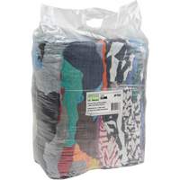 Chiffons fabriqu&eacute;s &agrave; partir de mat&eacute;riaux recycl&eacute;s, Coton, M&eacute;lange de couleurs, 25 lb St. Lawrence Industrial & Safety Supply