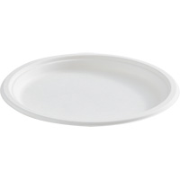 Assiette ronde en fibre compostable St. Lawrence Industrial & Safety Supply