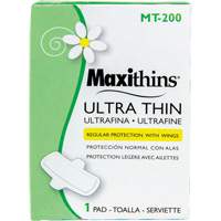 Serviettes Maxi Maxithins ultra minces avec ailes St. Lawrence Industrial & Safety Supply