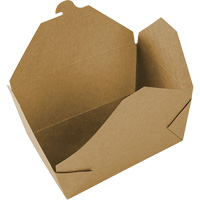 Contenants pour aliments &agrave; emporter Kraft, Ondul&eacute;, Rectangulaire St. Lawrence Industrial & Safety Supply