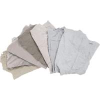 Chiffons fabriqu&eacute;s &agrave; partir de mat&eacute;riaux recycl&eacute;s, Coton, Blanc, 25 lb St. Lawrence Industrial & Safety Supply
