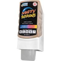 Nettoyant &agrave; mains avec exfoliant en coquille de noyer Nutty Scrub, Pierre ponce, 2000 ml, Cartouche en plastique, Sans parfum St. Lawrence Industrial & Safety Supply