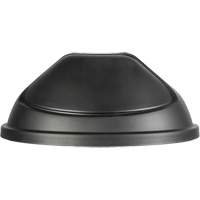 Couvercle pour poubelle demi-ronde, Couvercle demi-rond, Poly&eacute;thyl&egrave;ne St. Lawrence Industrial & Safety Supply