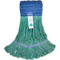 Wide-Band Mop Head, Antimicrobial/Floor Finishing/Specialty, Cotton/Rayon/Synthetic, Loop Style St. Lawrence Industrial & Safety Supply