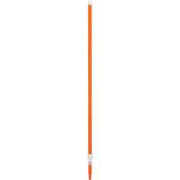 Manche, Balai/Brosse/Vadrouille &agrave; &eacute;pousseter/Support &agrave; tampon/Grattoir/Raclette/Vadrouille humide, Orange, T&eacute;lescopique, 62" - 109-2/5" lo St. Lawrence Industrial & Safety Supply