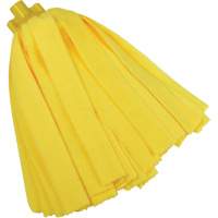 Vadrouille &agrave; fente, jaune, Microfibre, Style Coup&eacute; St. Lawrence Industrial & Safety Supply