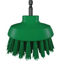 Brosse ronde HyDrive pour perceuse, Soies Tr&egrave;s ferme, Longueur de 3-1/10", Vert St. Lawrence Industrial & Safety Supply