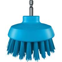 Brosse ronde HyDrive pour perceuse, Soies Tr&egrave;s ferme, Longueur de 3-1/10", Bleu St. Lawrence Industrial & Safety Supply