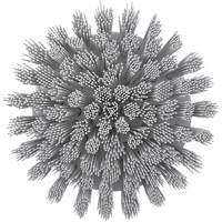 Brosse ronde HyDrive pour perceuse, Soies Tr&egrave;s ferme, Longueur de 3-1/10", Blanc St. Lawrence Industrial & Safety Supply