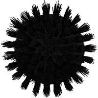Brosse ronde HyDrive pour perceuse, Soies Tr&egrave;s ferme, Longueur de 3-1/10", Noir St. Lawrence Industrial & Safety Supply