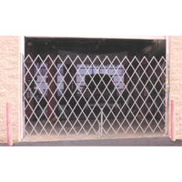 Barri&egrave;res de s&eacute;curit&eacute; galvanis&eacute;es repliables, Repliable simple fixe, 4' lo x 6' h d&eacute;ploy&eacute; St. Lawrence Industrial & Safety Supply