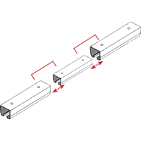 Curtain Partition Track Splicer St. Lawrence Industrial & Safety Supply