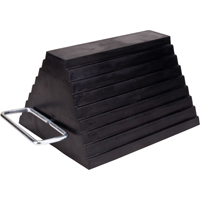 Cale de roue, 9" x 8" x 6", Noir St. Lawrence Industrial & Safety Supply