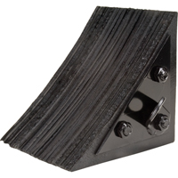 Cale de roue, 8" x 8" x 8", Noir St. Lawrence Industrial & Safety Supply