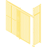 Wire Mesh Partition Components - Hardware St. Lawrence Industrial & Safety Supply