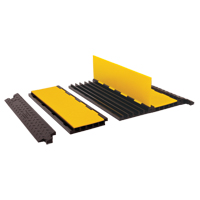 Yellow Jacket&reg; Cable Protector System, 5 Channels, 36" L x 19.75" W x 2" H St. Lawrence Industrial & Safety Supply