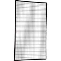 Adjustable Perimeter Guard Panel, 8' H x 5' W, Black St. Lawrence Industrial & Safety Supply