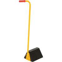 Cale de roue avec poign&eacute;e ergonomique, 9-1/4" x 8" x 6", Noir St. Lawrence Industrial & Safety Supply