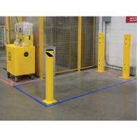 Butoir de s&eacute;curit&eacute;, Acier, 36" h x 5-1/2" la, Jaune St. Lawrence Industrial & Safety Supply