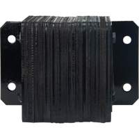 Laminated Dock Bumpers, Horizontal, Rubber, 12" W x 4" D x 10" H St. Lawrence Industrial & Safety Supply