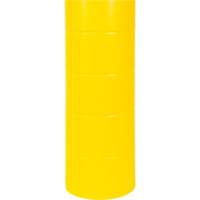 Polyethylene Bollard Cover, 6-5/8" Dia. x 60" L, Red/Yellow St. Lawrence Industrial & Safety Supply