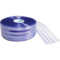 Ribbed Strip Curtain, 164' x 8" x 0.08" St. Lawrence Industrial & Safety Supply