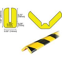 Butoir de protection de rebords mod&egrave;le W 5M, Longueur 16,42' (5 m) St. Lawrence Industrial & Safety Supply