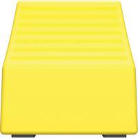 Checkers Safety Heavy-Duty Ultra Class Mining Wheel Chock without Bracket, HDPE, Yellow, 14-1/2" W x 17-1/2" D x 16" H St. Lawrence Industrial & Safety Supply