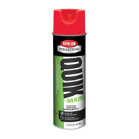 Peinture de marquage industrielle &agrave; base d'eau pour le travail en hauteur Quik-Mark, 17 oz, Canette a&eacute;rosol St. Lawrence Industrial & Safety Supply