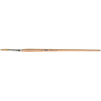 Pinceau de forme ronde en soies blanches pures pour marquage, Largeur de la brosse de 1/4", Soie blanche, Manche &agrave; Bois St. Lawrence Industrial & Safety Supply
