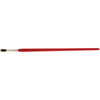 Pinceau de forme ronde pour marquage, Largeur de la brosse de 1/4", Soie de chameau, Manche &agrave; Bois St. Lawrence Industrial & Safety Supply