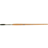 Pinceau une passe, Largeur de la brosse de 1/8", Soie de bœuf, Manche &agrave; Bois St. Lawrence Industrial & Safety Supply