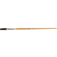 Pinceau une passe, Largeur de la brosse de 1/4", Soie de bœuf, Manche &agrave; Bois St. Lawrence Industrial & Safety Supply