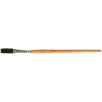 Pinceau une passe, Largeur de la brosse de 3/8", Soie de bœuf, Manche &agrave; Bois St. Lawrence Industrial & Safety Supply