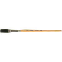 Pinceau une passe, Largeur de la brosse de 1/2", Soie de bœuf, Manche &agrave; Bois St. Lawrence Industrial & Safety Supply