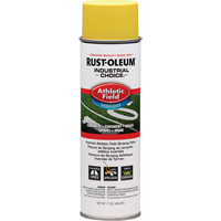Peinture pour traçage de ligne pour terrain de gymnastique Industrial Choice AF1600, Jaune, 17 oz, Canette a&eacute;rosol St. Lawrence Industrial & Safety Supply