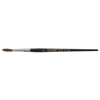 Pinceau pointu &agrave; soies noires pour artiste, Largeur de la brosse de 4 mm, Soie de chameau, Manche &agrave; Bois St. Lawrence Industrial & Safety Supply