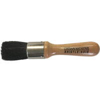 Brosse pour pochoirs, Soies naturelles, Manche Bois, Largeur de 1" St. Lawrence Industrial & Safety Supply