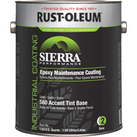 Sierra Performance S60 Water-Based Epoxy Maintenance Coating Accent Base, Gallon, Tint Base St. Lawrence Industrial & Safety Supply