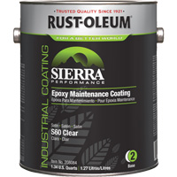 Sierra S60 Water-Based Epoxy Maintenance Coating Part 2 Base, Gallon, Clear St. Lawrence Industrial & Safety Supply