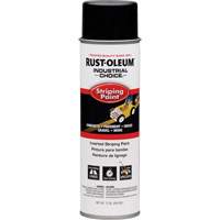 S1600 System Inverted Striping Paint, Black, Aerosol Can St. Lawrence Industrial & Safety Supply