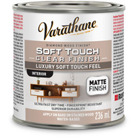 Rev&ecirc;tement &agrave; fini diamant pour bois Varathane, 236 ml, Transparent, Mat St. Lawrence Industrial & Safety Supply