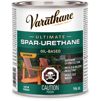 Rev&ecirc;tement &agrave; fini diamant pour bois Varathane, 946 ml, Transparent, Satin St. Lawrence Industrial & Safety Supply