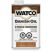 Huile danoise Watco, 947 ml, Noyer fonc&eacute;, Transparent St. Lawrence Industrial & Safety Supply